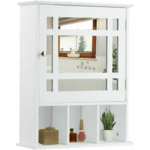 Bathroom Cabinet Mirror Door Storage