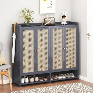 8 Tier Bamboo Shoe Cabinet