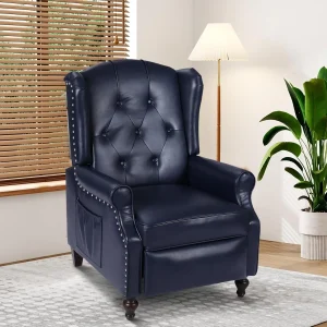 Wingback Recliner Chair with Massage and Heat